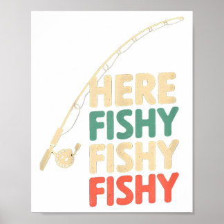 Here-fishy Funny Gevist Ontwerp B Vis _1 Poster