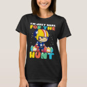 Here For Hunt Football Easter T-shirt (Voorkant)