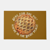 Here For The Pie Thanksgiving   Deurmat (Voorkant)