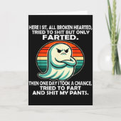 Here I Sit All Broken Hearted Tried To But Only Fa Kaart (Voorkant)