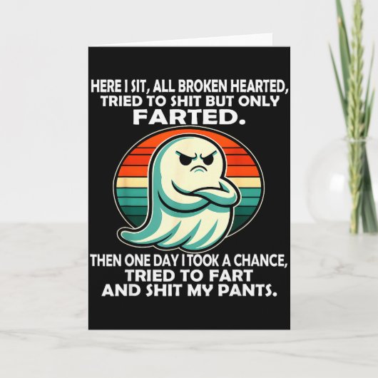 Here I Sit All Broken Hearted Tried To But Only Fa Kaart (Voorkant)