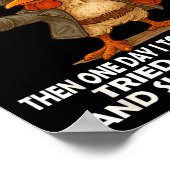 Here I Sit Broken Hearted Tried To But Only Farted Poster (Hoek)