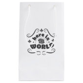 Here is the world klein cadeauzakje (Voorkant)