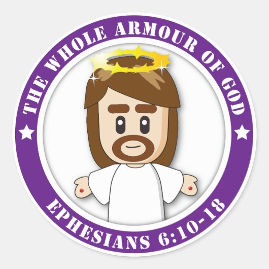 Here Jezus rond de Stickers (Voorkant)