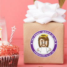 Here Jezus rond de Stickers