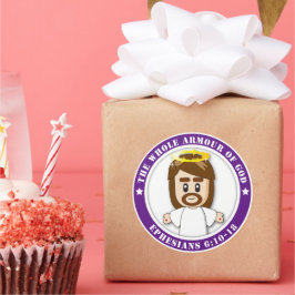 Here Jezus rond de Stickers