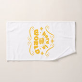 Here the world bad handdoek (Handdoek)