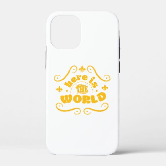 Here the world Case-Mate iPhone case (Achterkant)