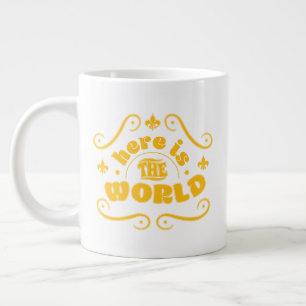 Here the world grote koffiekop