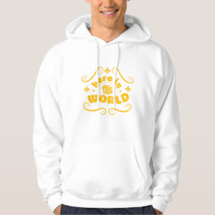 Here the world hoodie