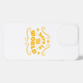 Here the world iPhone hoesje (Achterkant horizontaal)