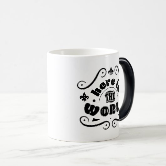 Here the world magische mok (Voorkant rechts)