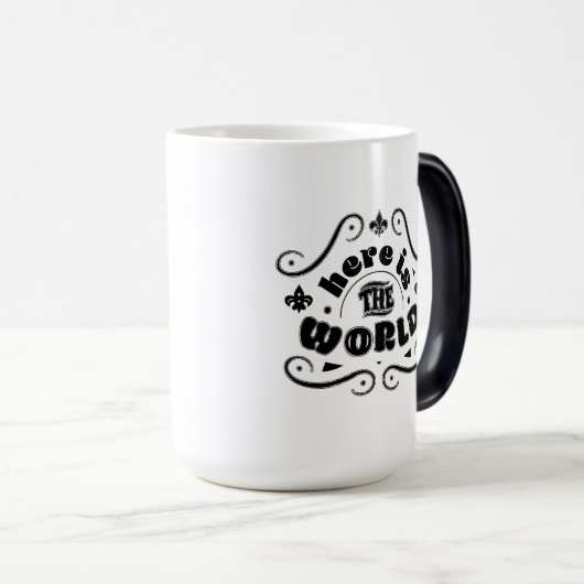 Here the world magische mok (Voorkant rechts)