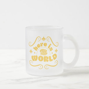 Here the world matglas koffiemok