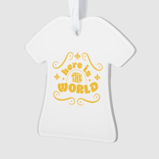 Here the world ornament (voorkant)