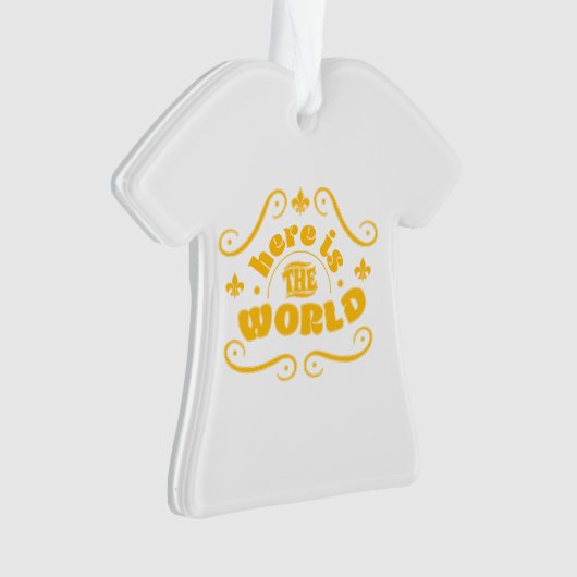 Here the world ornament (voorkant)