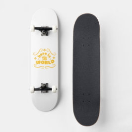 Here the world persoonlijk skateboard