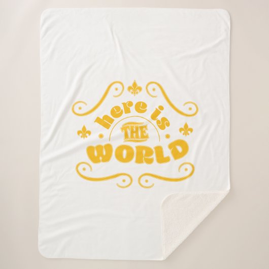 Here the world sherpa deken (Voorkant)