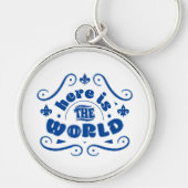Here the world sleutelhanger (Voorkant)