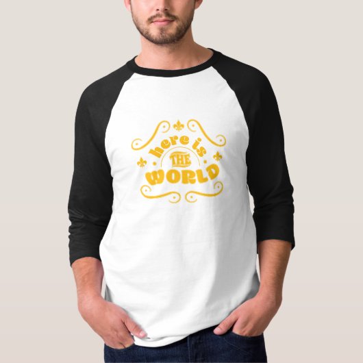 Here the world t-shirt (Voorkant)