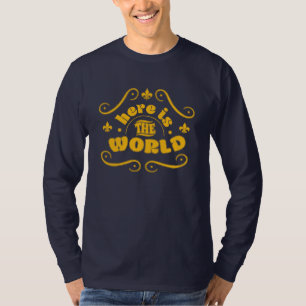 Here the world t-shirt