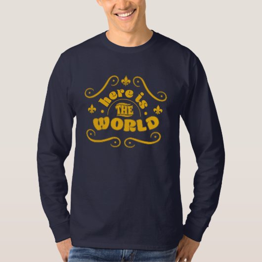 Here the world t-shirt (Voorkant)