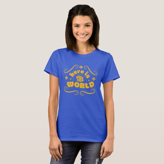 Here the world t-shirt (Voorkant volledig)