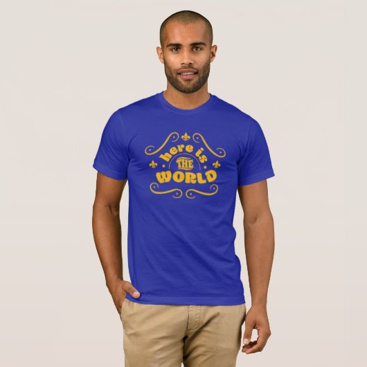 Here the world t-shirt (Voorkant volledig)