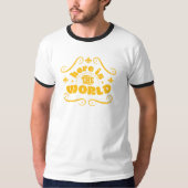 Here the world t-shirt (Voorkant)