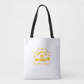 Here the world tote bag (Voorkant)