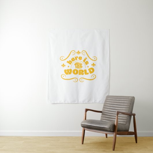 Here the world wandkleed (In situ)