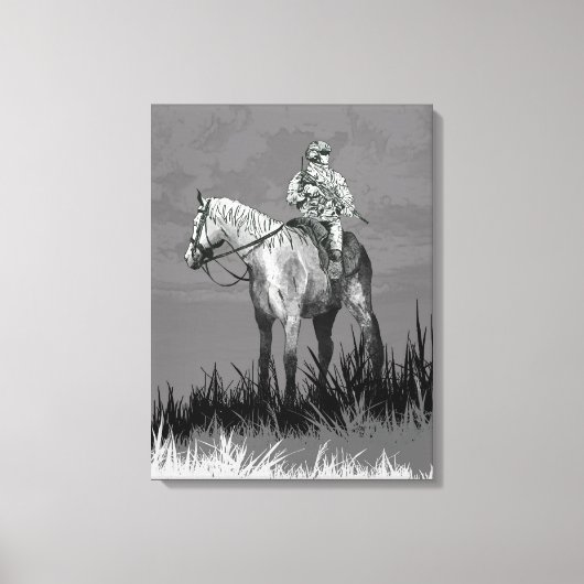 "Here There Be Knights" kunstprint van Jaime Munt Canvas Afdruk (Voorkant)