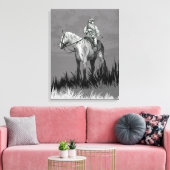 "Here There Be Knights" kunstprint van Jaime Munt Canvas Afdruk (Insitu (Woonkamer))