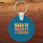 Here To Make It Weird Sped Teacher Gift Sleutelhanger (Voorkant)