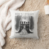 Here to Purrrty – Cat Bridal Party Bachelorette Kussen (Deken)