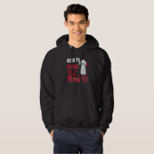 Here To Steal Hearts Funny Toy Poodle Dog Valentin Hoodie (Voorkant volledig)