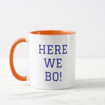 Here We Bo! Voetbalfan Mok – Blauw & Oranje