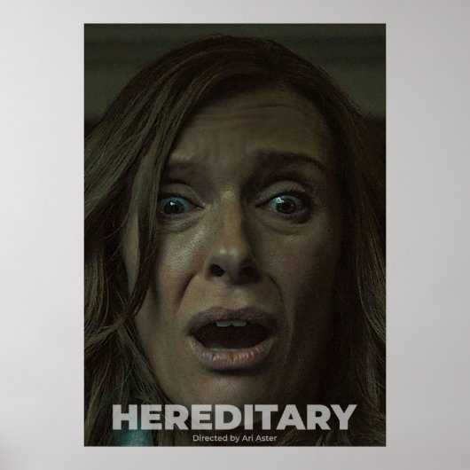 Hereditaire alternatieve, minimalistische film poster (Voorkant)