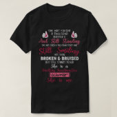 Hereditaire Hemochromatose Bewustheid, zij is een  T-shirt (Design voorkant)