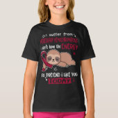 Hereditaire Hemochromatose Bewustmaking Koolstofon T-shirt (Voorkant)