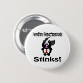 Hereditaire hemochromatose Stinks kuikenkennis Ronde Button 5,7 Cm (Voorkant /achterkant)