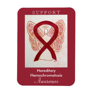 Hereditaire Hemochromatosis Awareness Angel Magnet Magneet