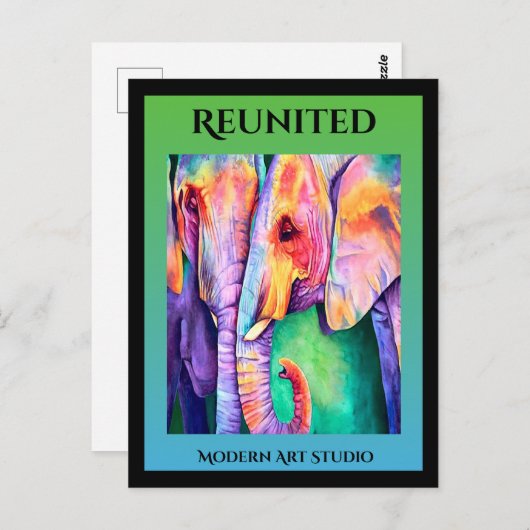 Heréénigd Briefkaart (Voorkant / Achterkant)