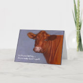 Hereford Beef Koe: Ben ik geïnteresseerd in je ver Kaart (Voorkant)