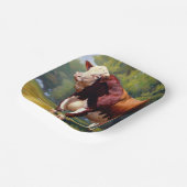 Hereford Bull Papieren Bordje (Gebogen)