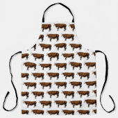 Hereford Bull Pattern Schort (Voorkant)