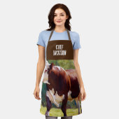 Hereford Bull Schort (Gedragen)