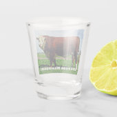 Hereford Bull Shot Glas (Achterkant)