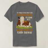 Hereford Cattle Koe Herd Livestock Hereford Breede T-shirt (Design voorkant)