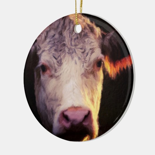 Hereford Cow Ornament Painting (Links)